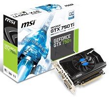 MSI GeForce GTX 750 Ti 2GB OCV1
