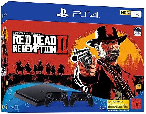 بلاي ستيشن 4 سعه 1 تيرا مع لعبه Red Dead Redemption 2 بلاي ستيشن 4 سعه 1 تيرا مع لعبه Red Dead Redemption 2