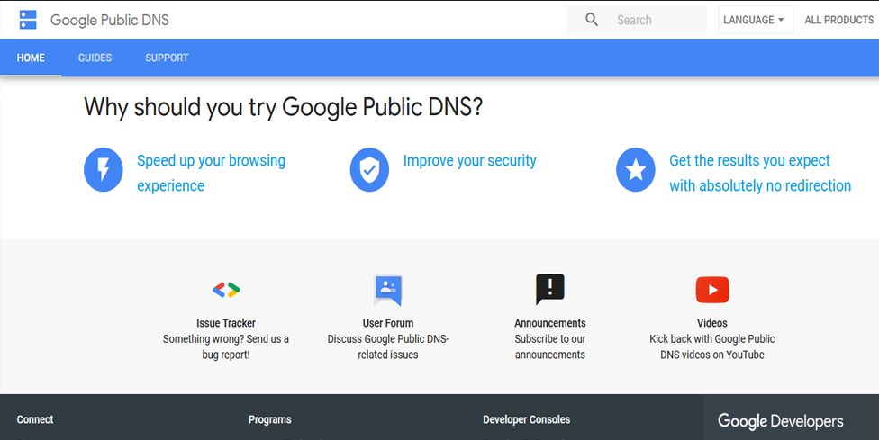 أفضل DNS لعام 2019 أسرع إنترنت في العالم Google-Public-DNS_16934