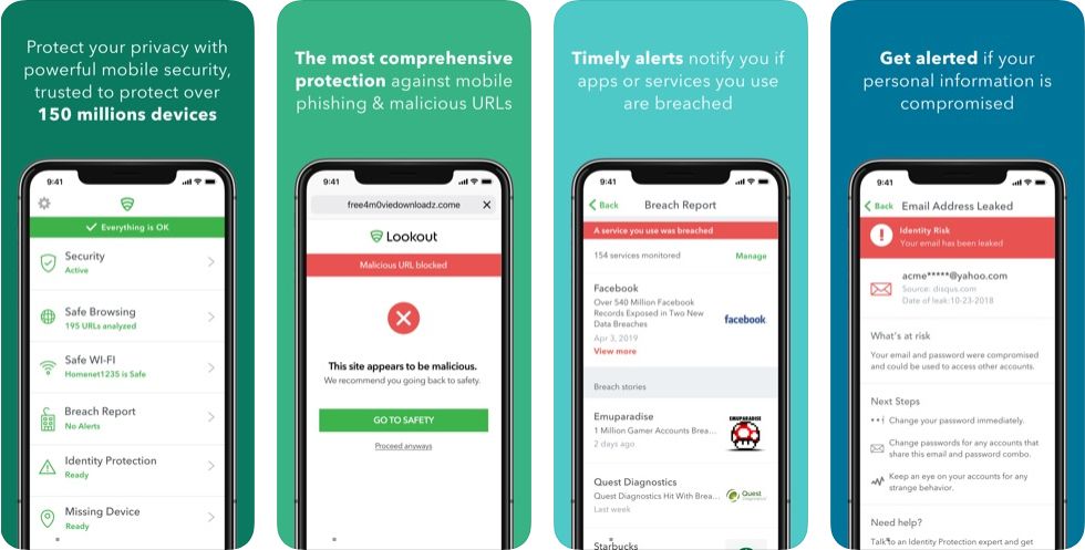 برنامج Lookout - Security and Identity Theft Protection برنامج Lookout - Security and Identity Theft Protection