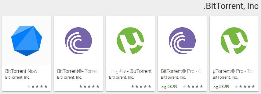 برنامج BitTorrent و µTorrent