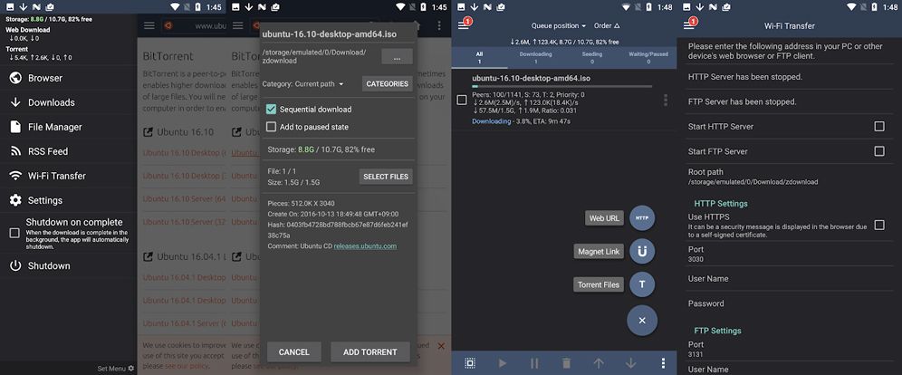 برنامج ZetaTorrent برنامج ZetaTorrent