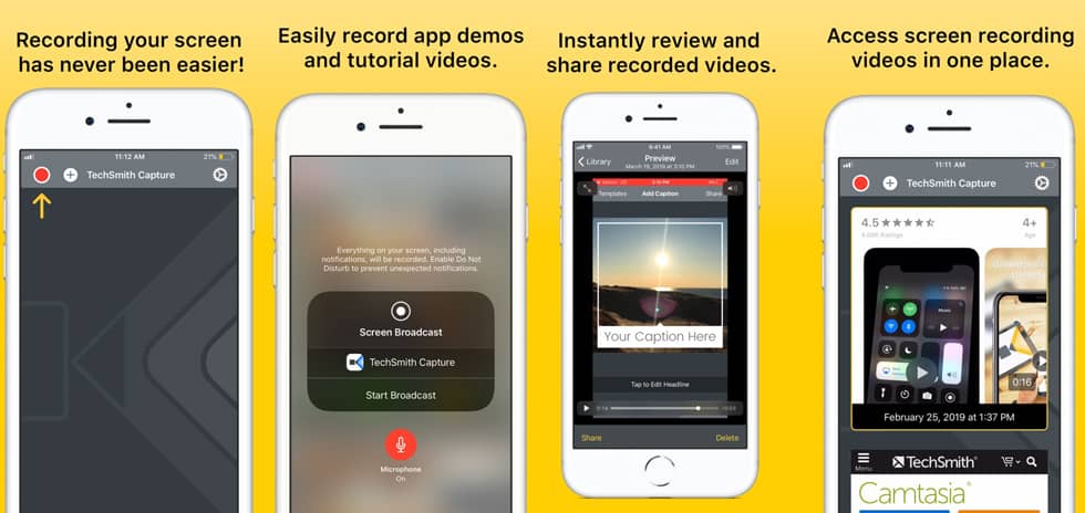 برنامج TechSmith Capture أفضل برنامج لتصوير الشاشة للايفون برنامج TechSmith Capture أفضل برنامج لتصوير الشاشة للايفون