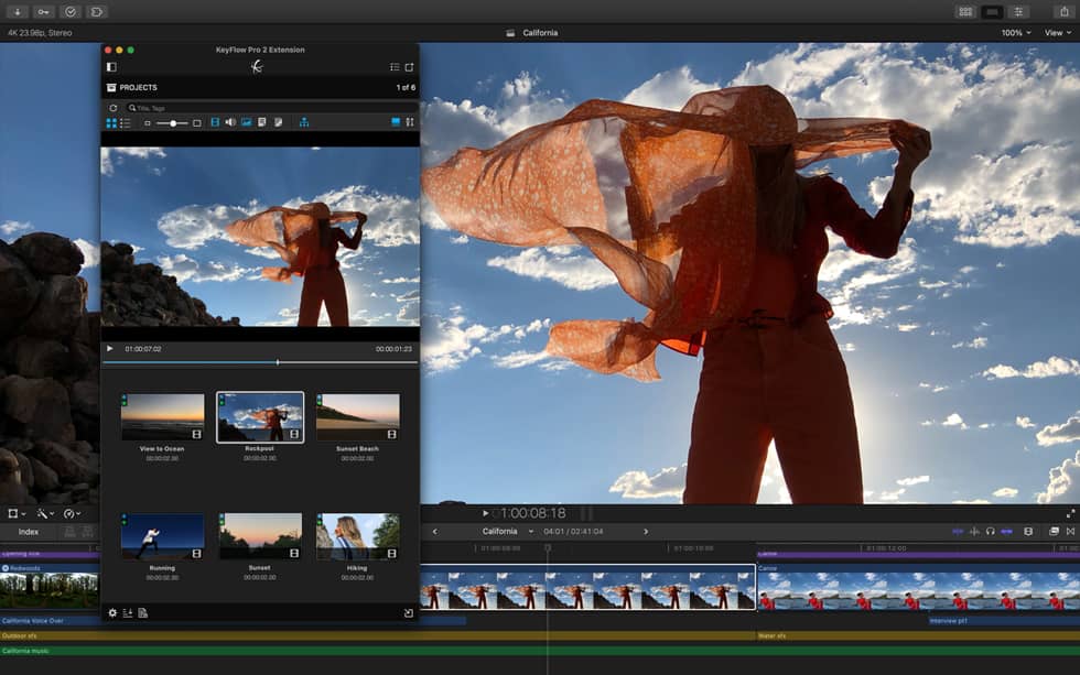 برنامج Final Cut Pro X أفضل برنامج مونتاج فيديو لنظام Mac