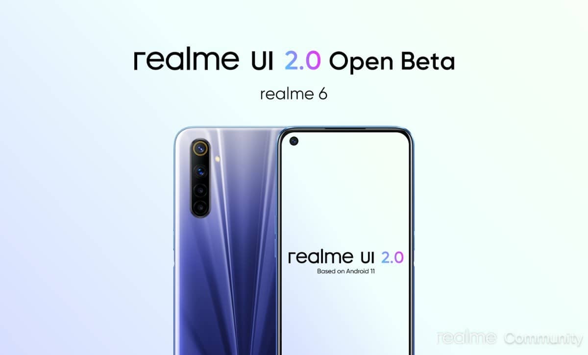 نظام تشغيل اندرويد 11 للهواتف الذكية Realme 6 و Realme 6i