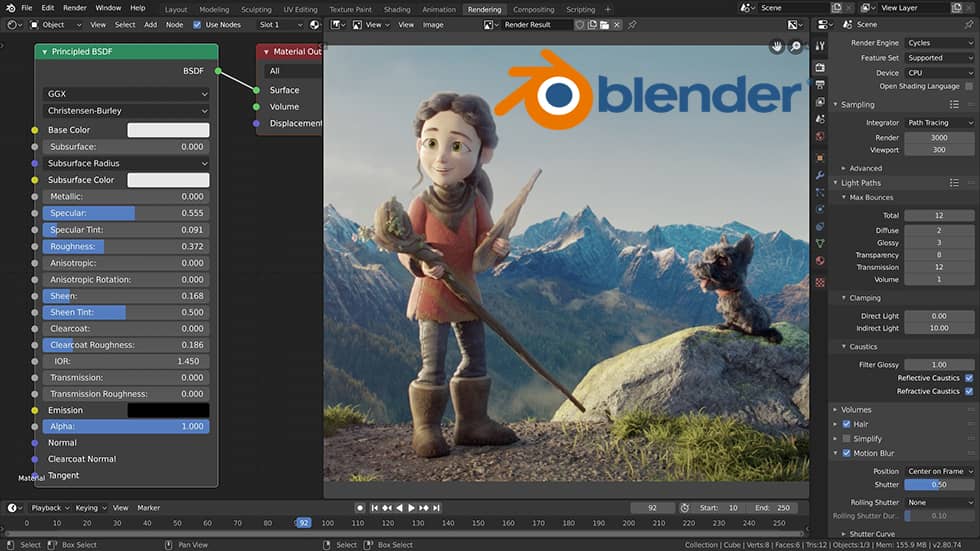 7. Blender: برنامج ثلاثي الأبعاد يتيح أدوات متقدمة للتحرير