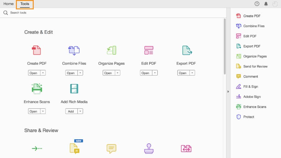 برنامج Adobe Acrobat DC برنامج Adobe Acrobat DC