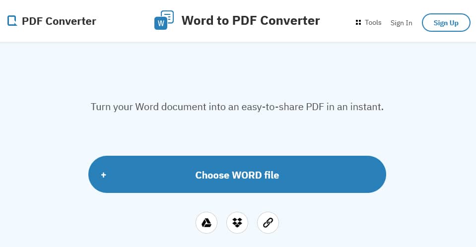 موقع Word to PDF Converter