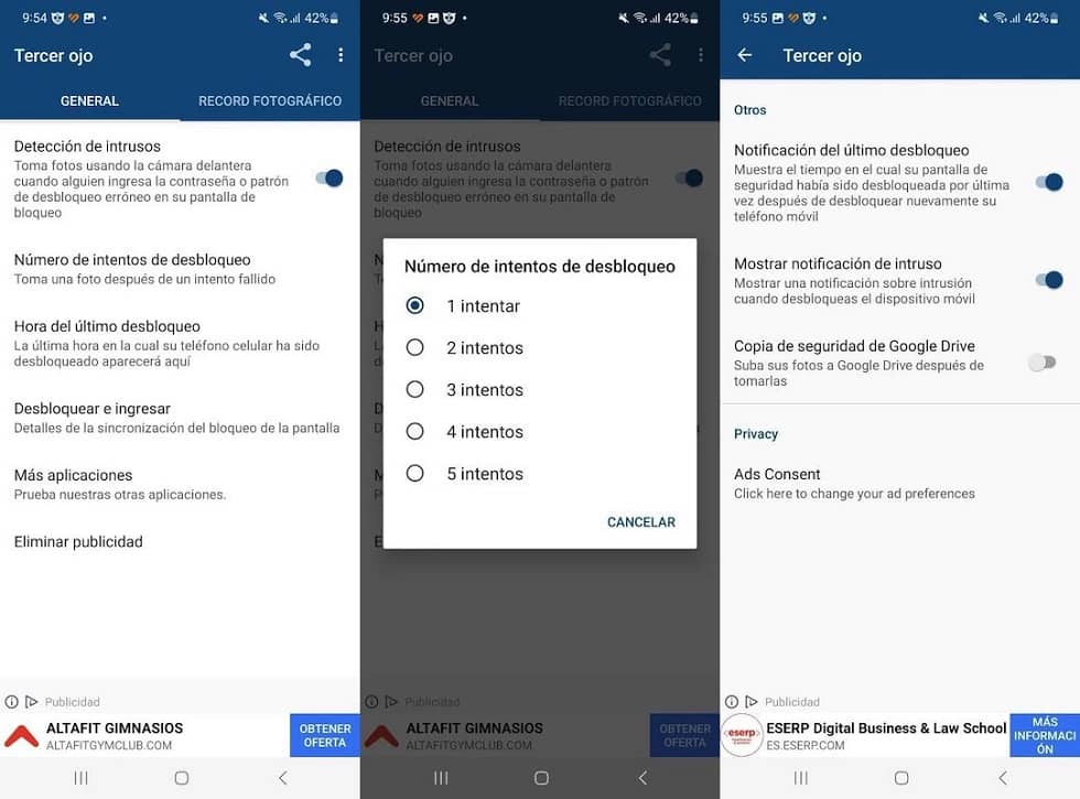 تطبيق Tercer ojo (Third Eye)