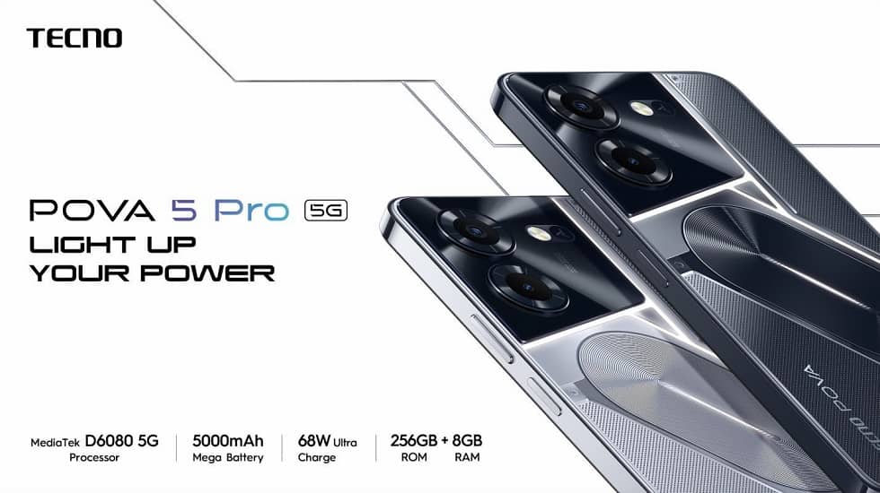 هاتف Tecno Pova 5 Pro هاتف Tecno Pova 5 Pro