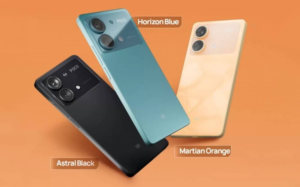 ألوان هاتف Poco X6 Neo ألوان هاتف Poco X6 Neo