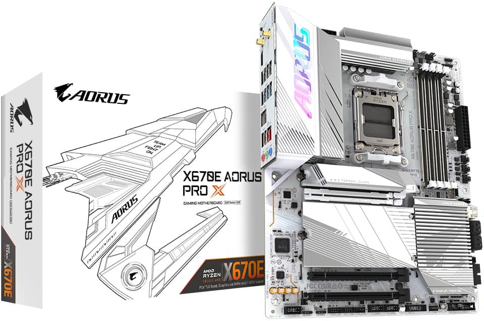 لوحة Gigabyte X670E Aorus Pro X لوحة Gigabyte X670E Aorus Pro X