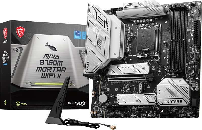 لوحة MSI MAG B760M Mortar Wi-Fi لوحة MSI MAG B760M Mortar Wi-Fi