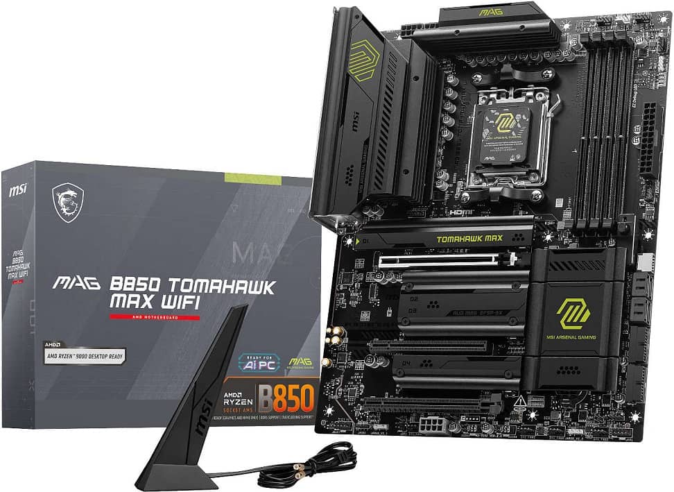 لوحة MSI MAG B850 Tomahawk MAX Wifi لوحة MSI MAG B850 Tomahawk MAX Wifi