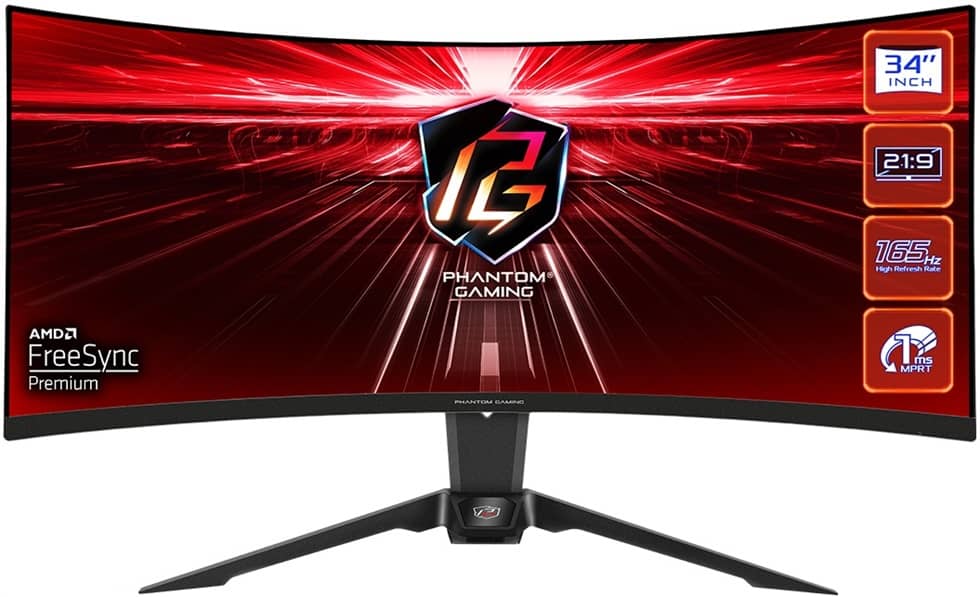 شاشة ASRock Phantom PG34WQ15R2B شاشة ASRock Phantom PG34WQ15R2B