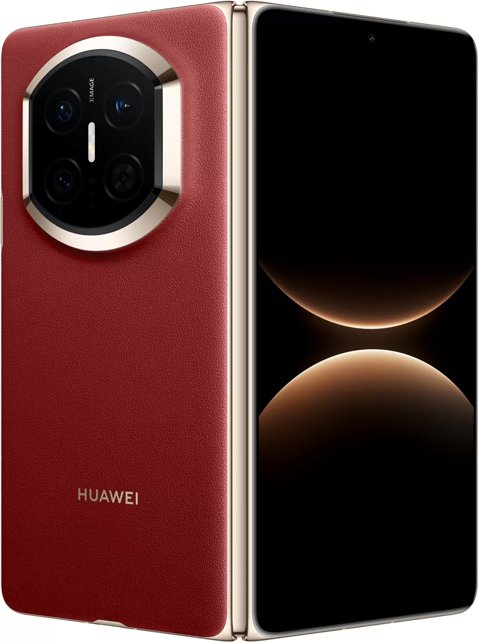 الهاتف الذكي Huawei Mate X7 باللون الأحمر