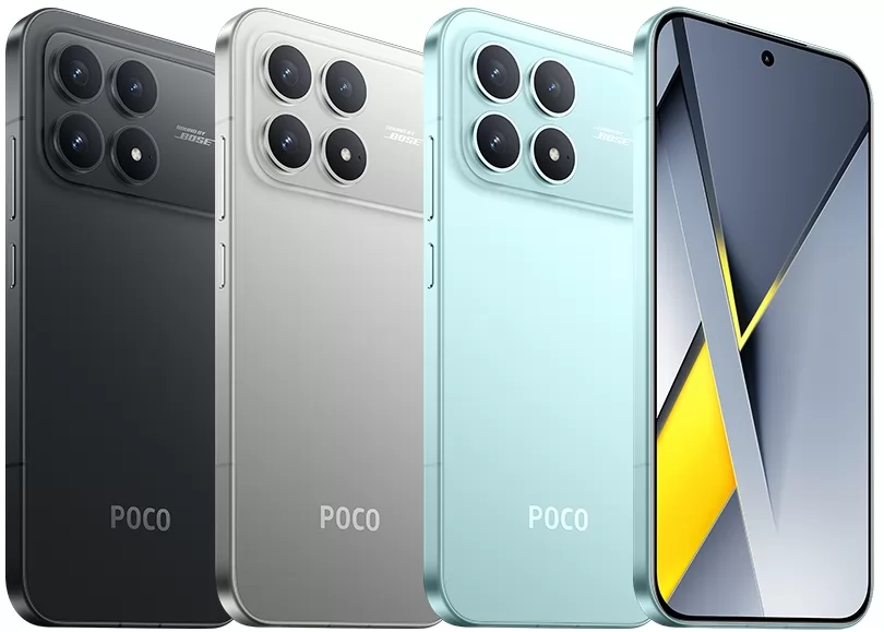 ألوان الهاتف الذكي POCO F8 Pro