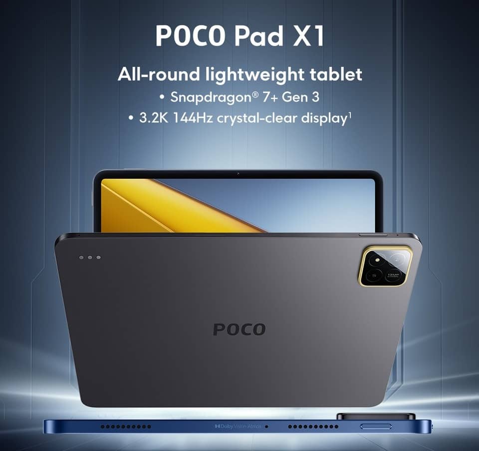 ورقة مواصفات تابلت Poco Pad X1