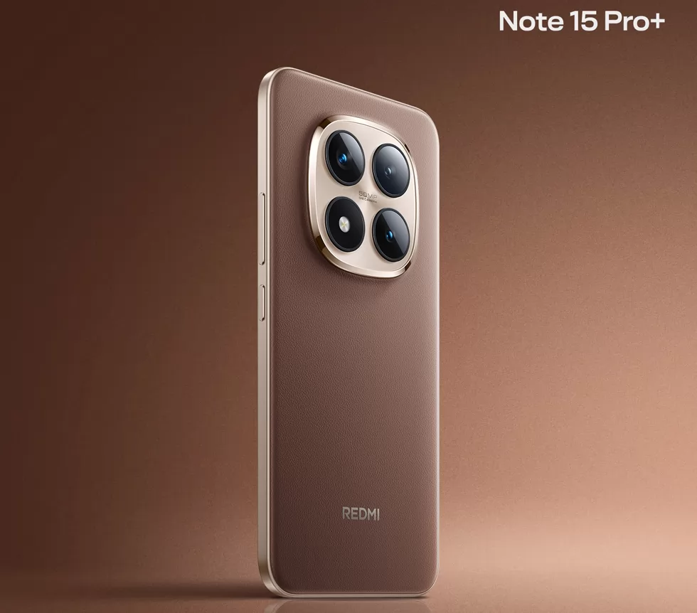 الهاتف الذكي Redmi Note 15 Pro+ باللون Mocha Brown color الهاتف الذكي Redmi Note 15 Pro+ باللون Mocha Brown color