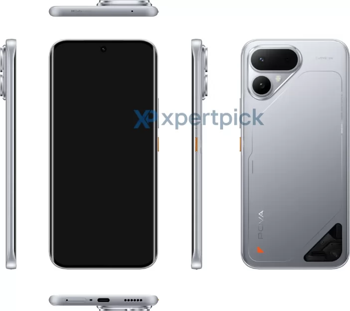 Tecno-Pova-Curve-2-leaked-rnder_30892 تسريب تصميم هاتف Tecno Pova Curve 2 5G يكشف مواصفات قوية وبطارية 8000 مللي أمبير