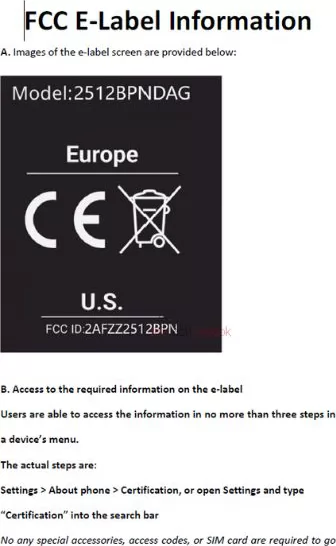 وثائق FCC وثائق FCC