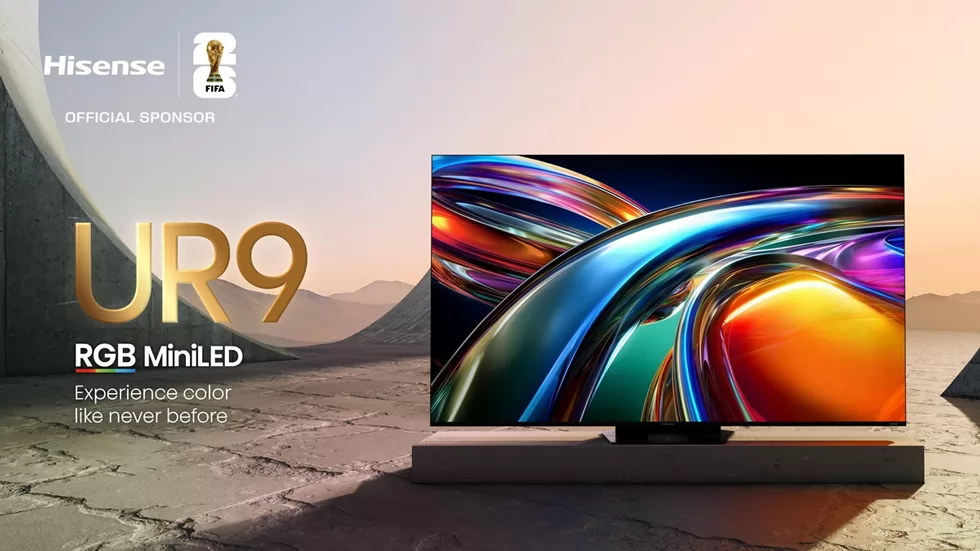 Hisense-UR9-RGB-MiniLED-TV_60921 Hisense تكشف عن جيل جديد من تقنيات الشاشات والأجهزة الذكية خلال فعاليات CES 2026