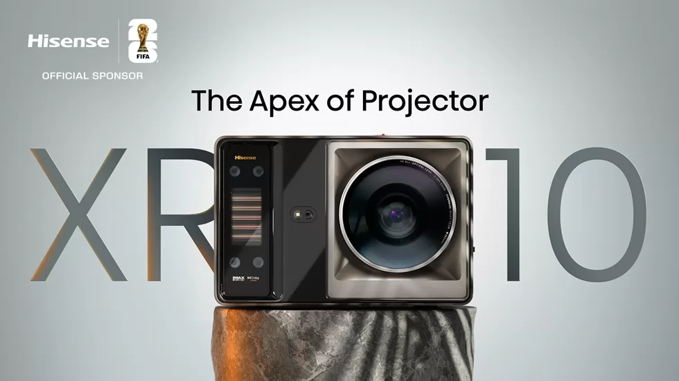 Hisense-XR10-Laser-Projector_42072 Hisense تكشف عن جيل جديد من تقنيات الشاشات والأجهزة الذكية خلال فعاليات CES 2026