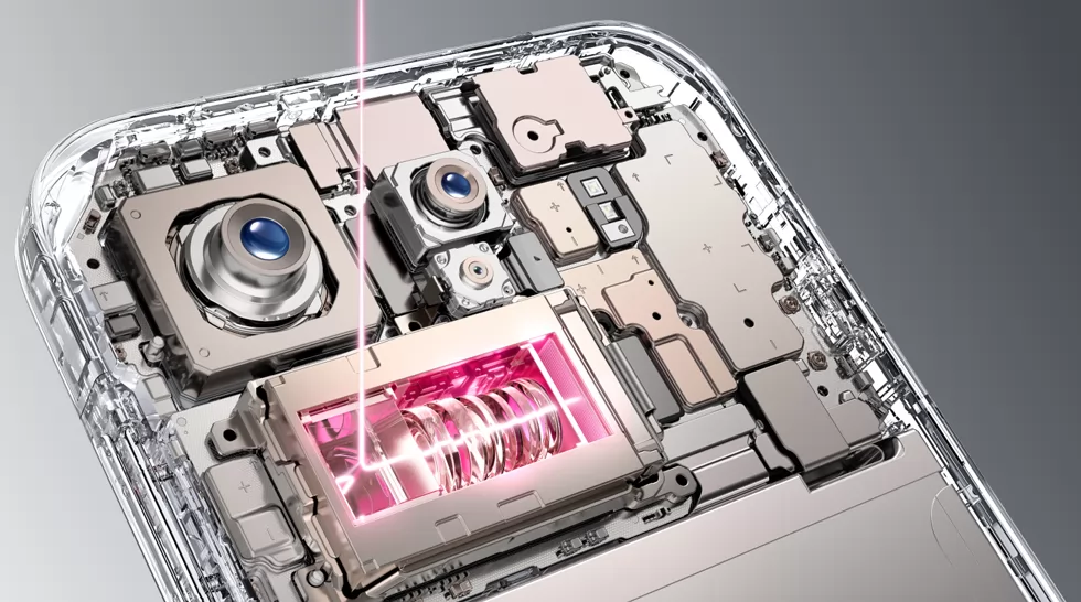 تصميم الكاميرات الداخلي لهاتف Oppo Find X9 Pro