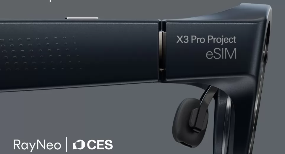 RayNeo-X3-Pro-Project-eSIM_67297 إطلاق نظارات RayNeo Air 4 Pro للواقع المعزز عالمياً كأول نظارات AR بدعم HDR10