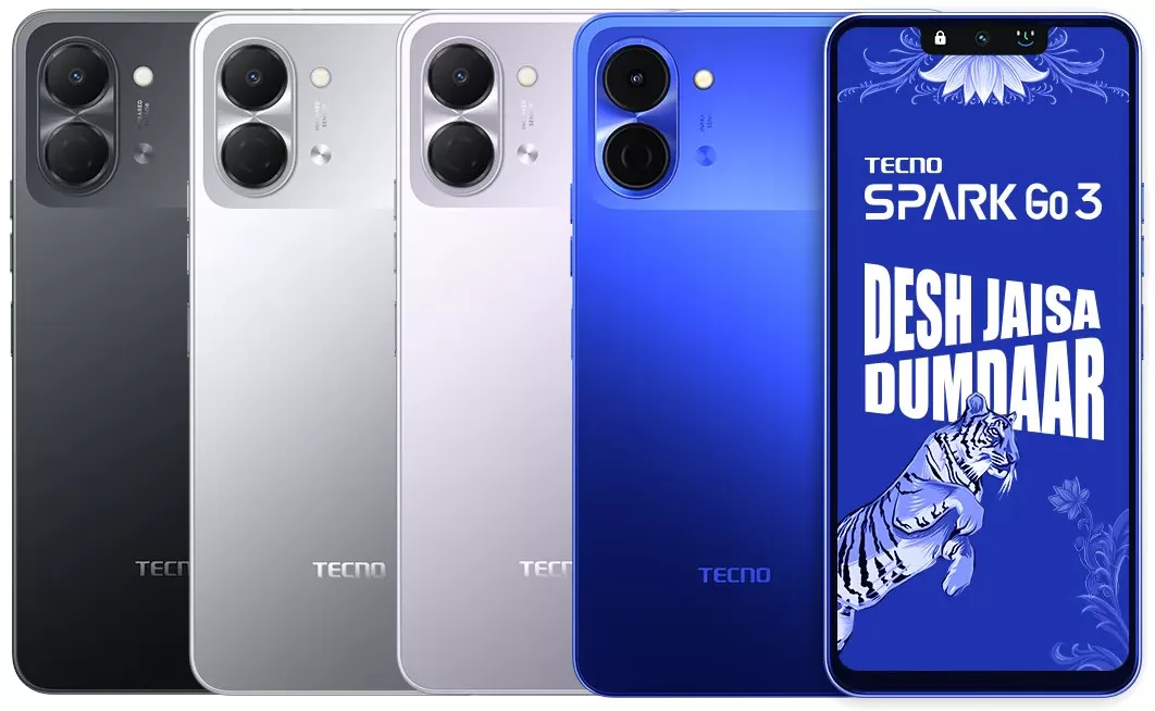 ألوان الهاتف الذكي Tecno Spark Go 3