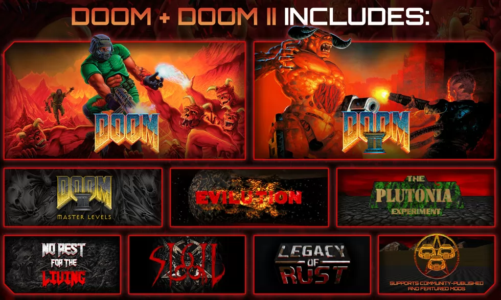 لعبة Doom and Doom II لعبة Doom and Doom II