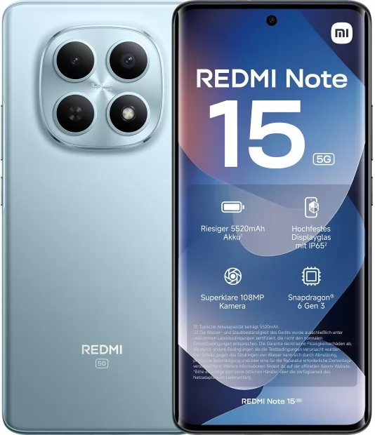 هاتف Xiaomi Redmi Note 15 5G