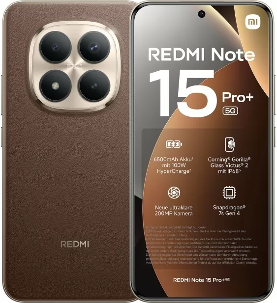 هاتف Xiaomi Redmi Note 15 Pro+ 5G