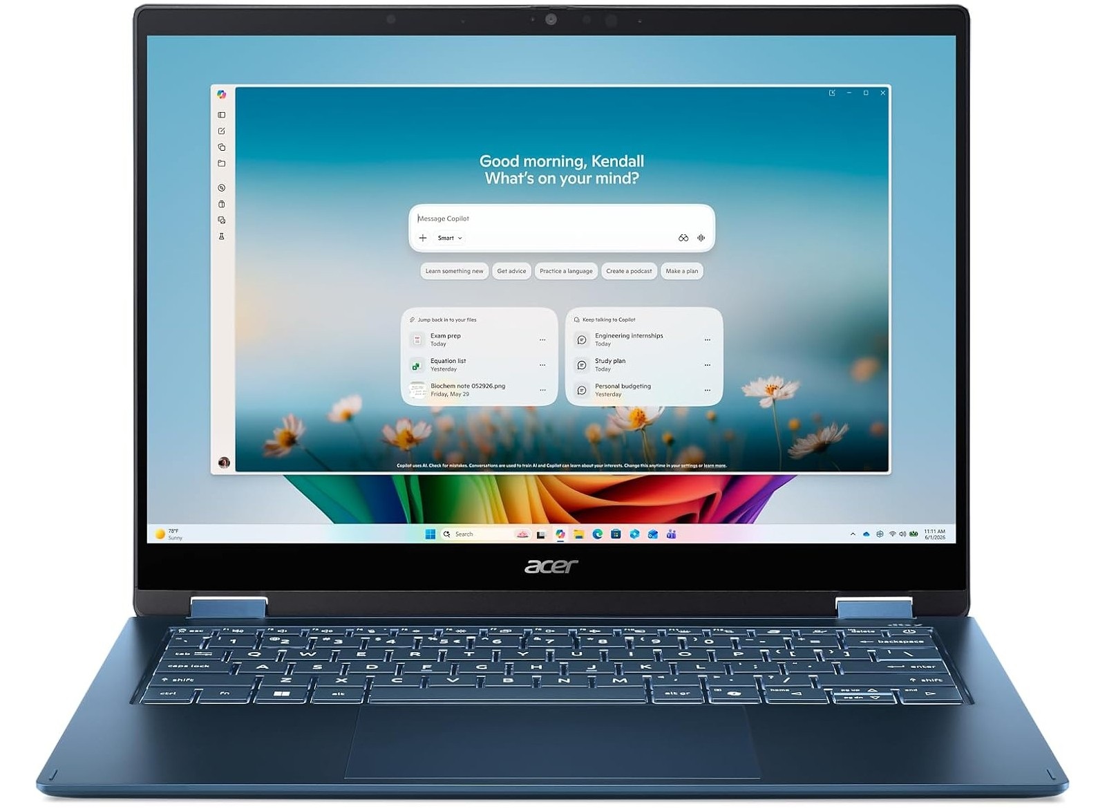 لاب توب Acer Swift Spin 14 AI لاب توب Acer Swift Spin 14 AI