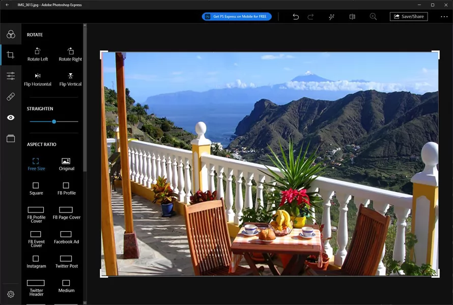 برنامج Adobe Photoshop Express Editor