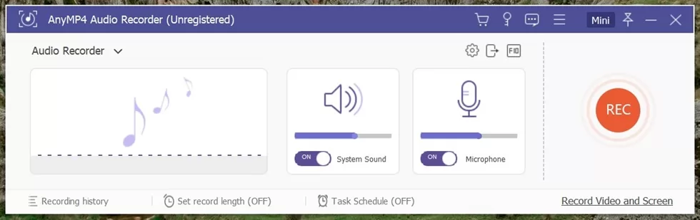 برنامج AnyMP4 Audio Recorder