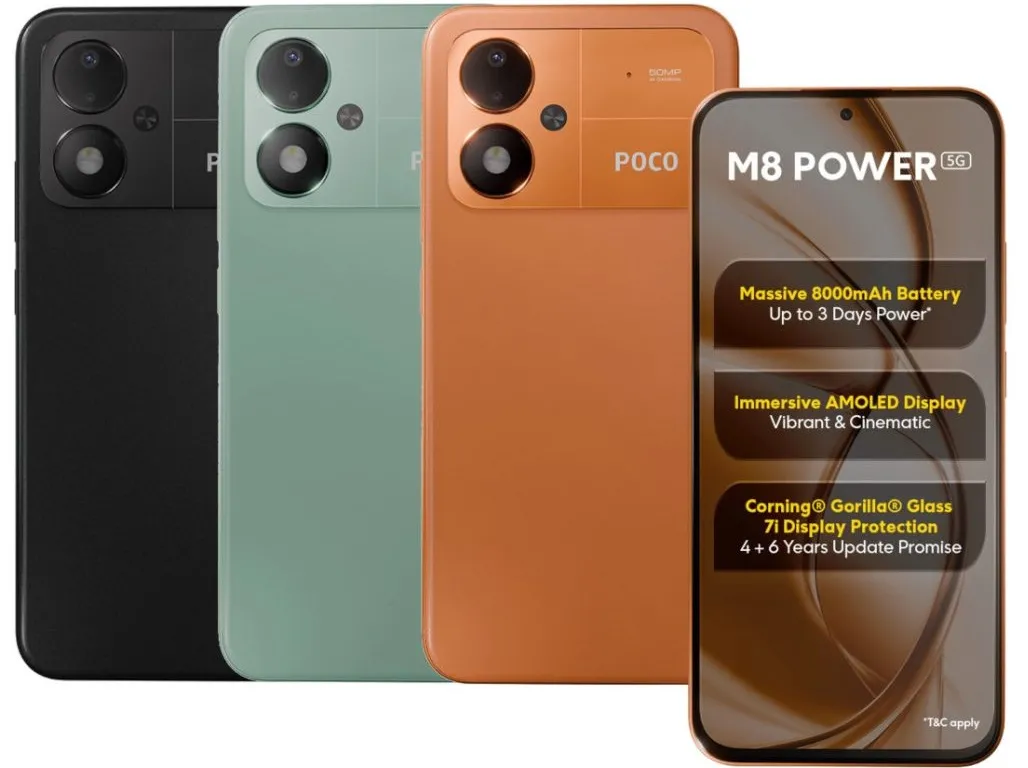 POCO-M8-Power-5G_42086 رسميًا.. هاتف Poco M8 Power ينطلق ببطارية 8000 مللي امبير ودعم أندرويد حتى 6 سنوات