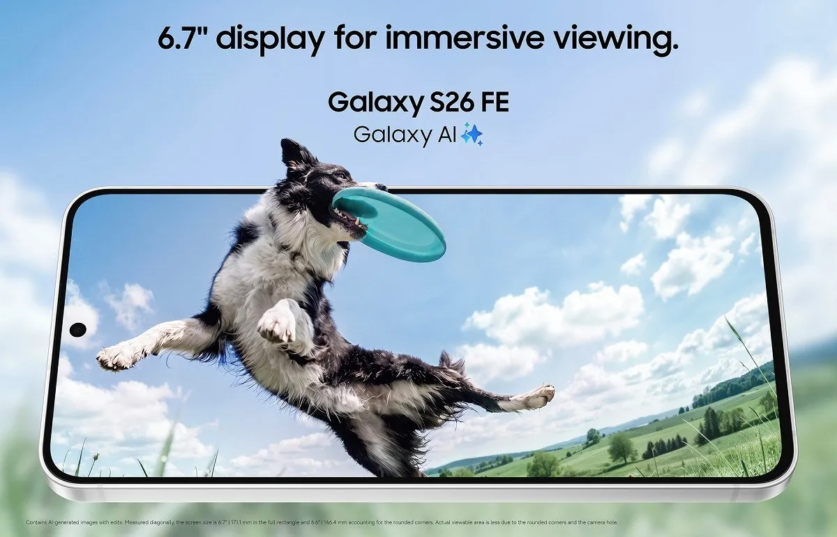شاشة هاتف Samsung Galaxy S26 FE شاشة هاتف Samsung Galaxy S26 FE
