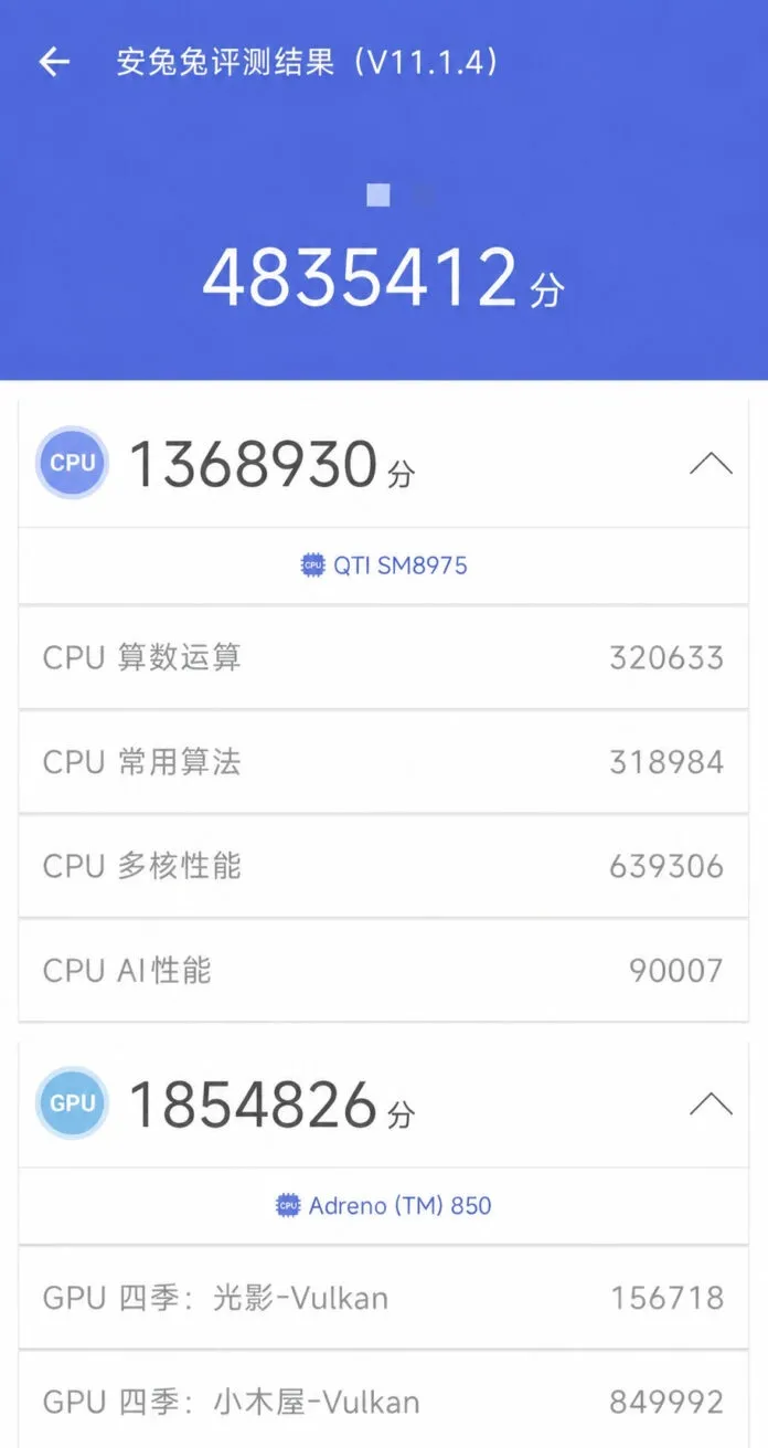 معالج Snapdragon 8 Elite Gen 6 Pro علي منصة AnTuTu