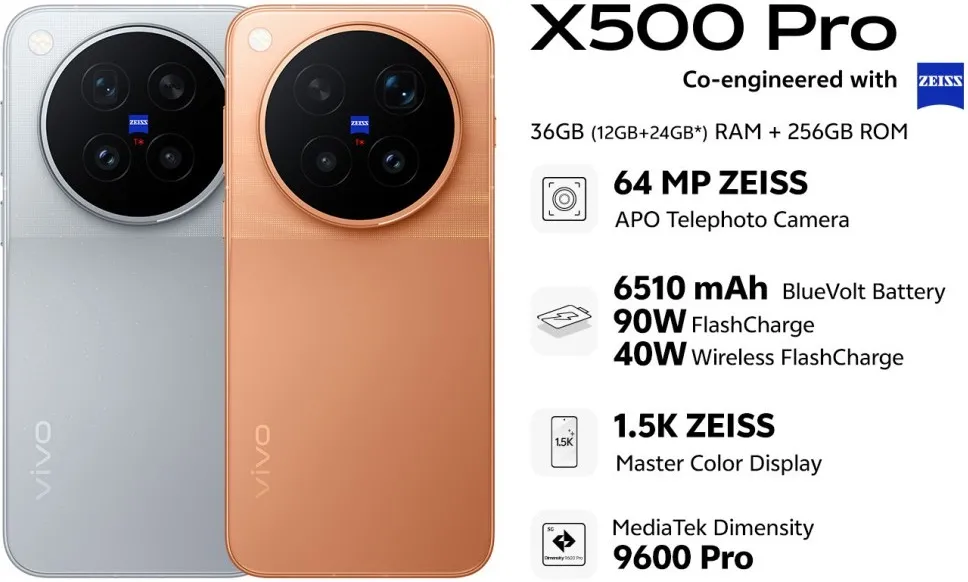 مواصفات X500 Pro
