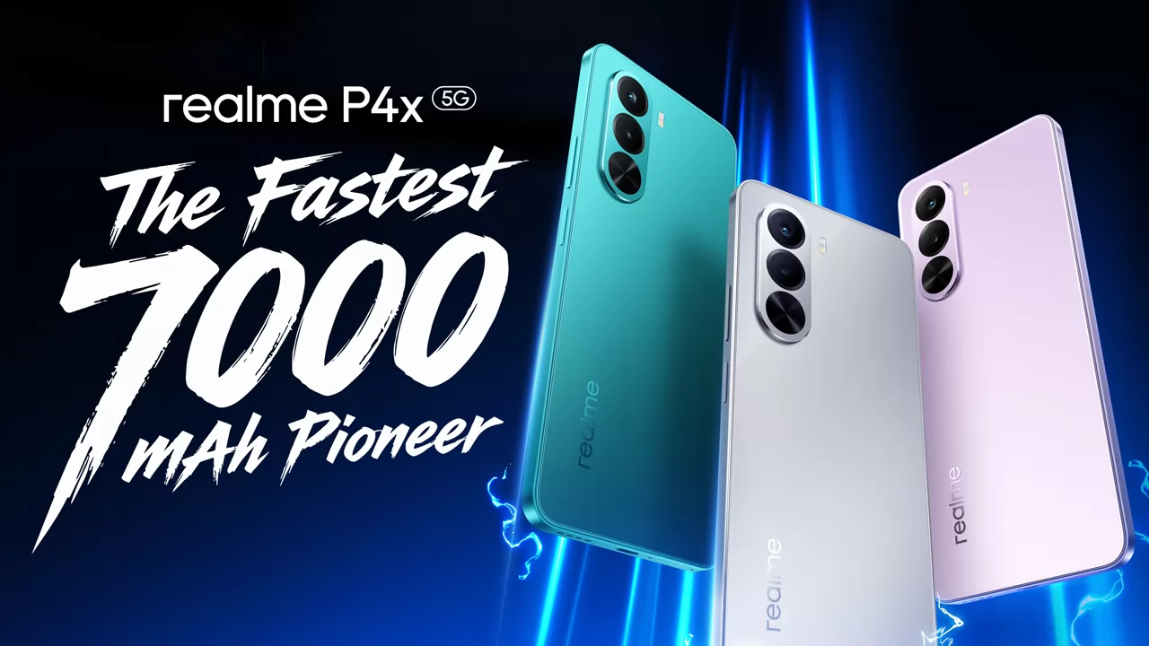 بسعر أقل من 180 دولار : هاتف Realme P4x 5G بمواصفات فائقة ضمن الفئة المتوسطة العليا