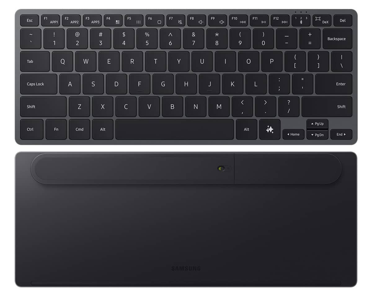 سامسونج تطلق لوحة مفاتيح Smart Keyboard جديدة تدعم الاتصال بثلاثة أجهزة في وقت واحد سامسونج تطلق لوحة مفاتيح Smart Keyboard جديدة تدعم الاتصال بثلاثة أجهزة في وقت واحد