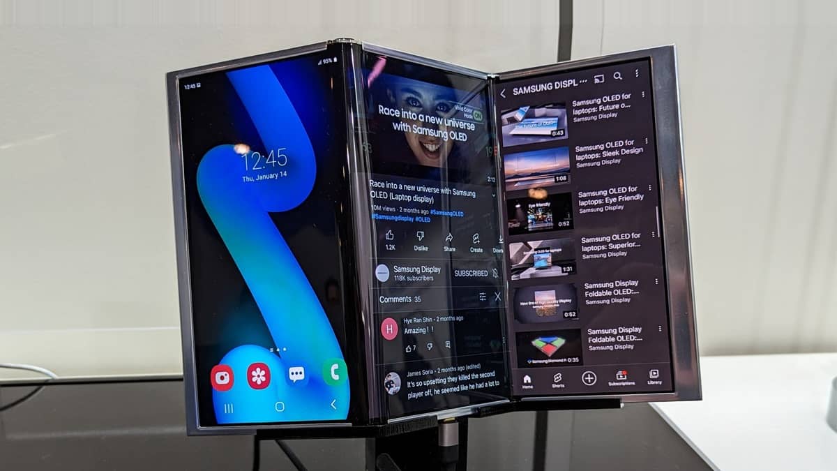 الأول من نوعه في العالم : سامسونج تستعد لإطلاق جهاز جديد قابل للطي ليس هاتفًا