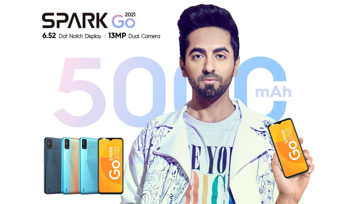 الكشف رسمياً عن الهاتف الذكي TECNO Spark Go 2021 ببطارية 5000 مللي أمبير وسعر اقتصادي الكشف رسمياً عن الهاتف الذكي TECNO Spark Go 2021 ببطارية 5000 مللي أمبير وسعر اقتصادي