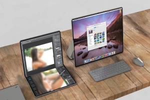 ابل تعمل علي جهاز MacBook بشاشة قابلة للطي مقاس 20 إنش بأسعار مرتفعة