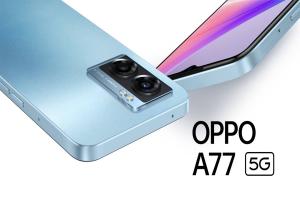 رسمياً أوبو تكشف عن هاتفها الجديد Oppo A77 5G ضمن الهواتف الافضل في الفئه المتوسطه