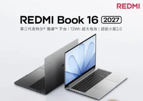 شاومي تجهّز REDMI Book 16 2027 بتصميم جديد ولوحة أرقام مدمجة